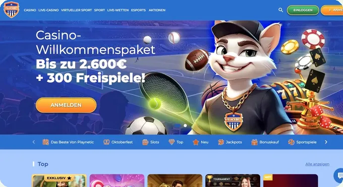 FeliceBet - Hauptseite