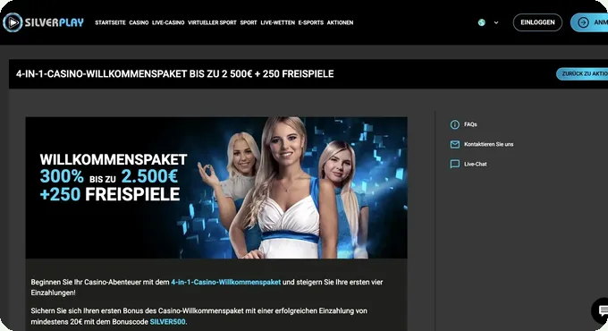SilverPlay - Bonus im Überblick